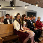 Die Konfirmanden im Gottesdienst